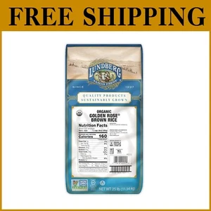 Nahrhafter brauner Bio-Reis - glutenfrei, gentechnikfrei, Familienerbe, 25 Pfund - Bild 1 von 7
