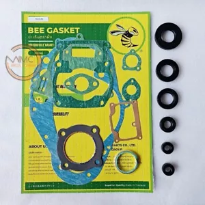 GASKET SET + OIL SEAL KIT SET 6 PCS FOR SUZUKI 1980-1981 TS125 TS125ER - Picture 1 of 6