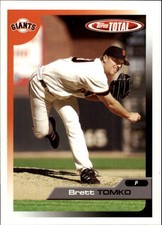 2005 Topps Total San Francisco Giants Baseball Card #192 Brett Tomko