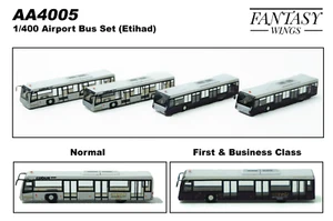 Airport Passenger Cobus3000 Etihad Airways 1/400 (4in1 Set) Fantasywings AA4005 - Picture 1 of 12