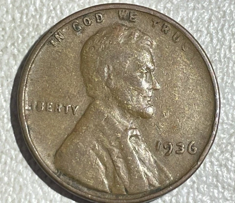 1936 Lincoln Wheat Cent with Obverse Error Missing "ST" in Trust US Mint Coin Cover