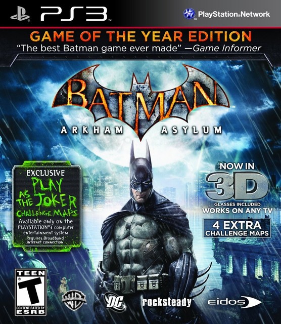 Jogo Batman Arkham City Edição Jogo Do Ano - Ps3 - Original