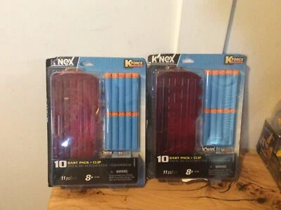 (2 PACK) K’NEX K-FORCE 10 Dart Pack and Clip + Target- Ages 8+ Engineering Toy - Image 1 of 3