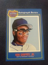 Ken Griffey 1990 RC Jumbo California Sunflower Seeds Autograph Series Jr #2 /24