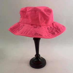Sun Protection Zone Girls 50+ UPF Pink Hibiscus Summer Hat One Size 50-54 Cm - Picture 1 of 8