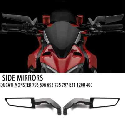 Espejo retrovisor moto ducati monster 796 696 695 795 797 821 1200 400 Foto 1 de 4