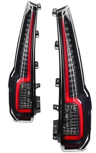 Full LED Taillights Assembly For 2020-2015 GMC Yukon XL Rear Brake Lamp LH+RH - Picture 1 of 10