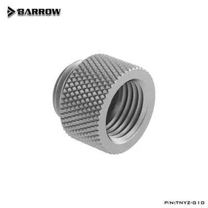 Barrow 10 mm G1/4" Male to Female 10mm Extend Extender Fitting White Silver - Picture 1 of 4