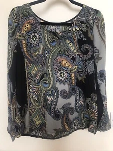 NEW OEUVRE PRETTY LIGHTWEIGHT BLOUSE TOP SIZE UK 10 EUR 38 US6 - Picture 1 of 6