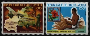 Obervolta 1979 - Mi-Nr. 750-751 ** - MNH - PHILEXAFRIQUE '79 - Imagen 1 de 1