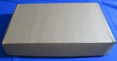Folding Cardboard Box Corrugated Shipping Carton Flat 14x2x8" Kraft - Lot of 25 - Image 1 of 4