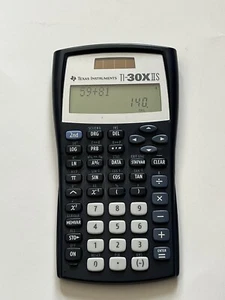 Texas Instruments TI-30X IIS Scientific Solar Calculator with Blue Cover Tested - Picture 1 of 6