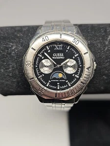Vintage Guess Waterpro Watch With Day/Night Complication Men's - WORKS - Picture 1 of 15