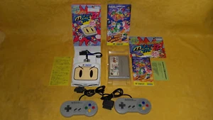 ADAPTATEUR SUPER MULTI TAP 2 NINTENDO SUPER FAMICOM + 2 MANETTES + BOMBER MAN 3 - Imagen 1 de 1