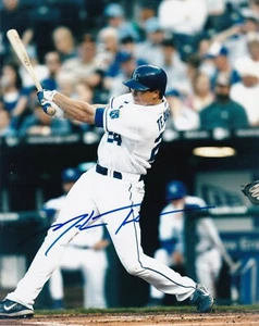 MARK TEAHEN KANSAS CITY ROYALS ACTION SIGNED 8x10 - Picture 1 of 1