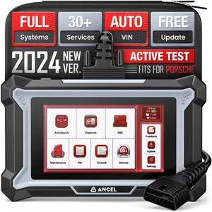 ANCEL DS160 Fit For Porsche Diagnostic Scanner OBD2 All System Bi-directional - Foto 1 di 12