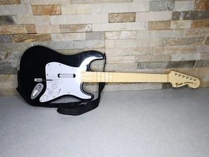 Wii Rock Band Harmonix 19091 Wireless Guitar - Black - No Dongle UNTESTED - Picture 1 of 13