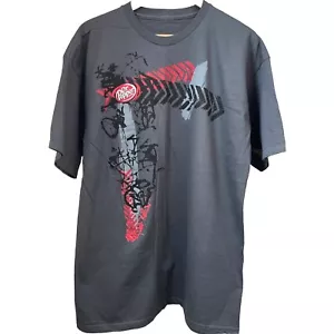Dr. Pepper T-shirt Promotional Men’s Gray Graffiti Print Sz 23” X 31” - Picture 1 of 6