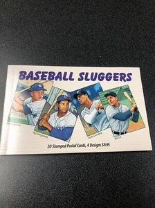 USPS Basebalk Sluggers Stamped Postal Card - Picture 1 of 8