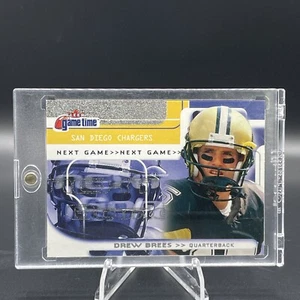 2001 Fleer Game Time #125 Drew Brees Rookie Card 0474/2001 Chargers Saints RC - Picture 1 of 3