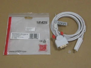 Lindy 41496 Mini DisplayPort an DVI-D, ST/ST, 2m - Bild 1 von 3