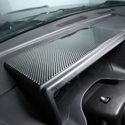 Carbon fiber Center Console Dashboard Upper Trim For Hummer H2 2003-2007 Foto 1 de 4