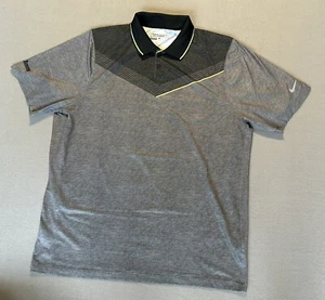 NIKE Polo Shirt Men's GOLF Tour Performance Dri-Fit Gray  Black XL - Picture 1 of 9
