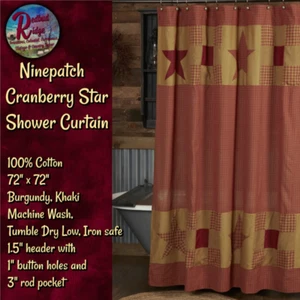 Primitive Ninepatch Star Duschvorhang 72X72 - Bild 1 von 2