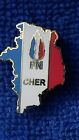  Fédération Front National du Cher - Beau pin's émaillé - Jean Marie Le Pen  -
