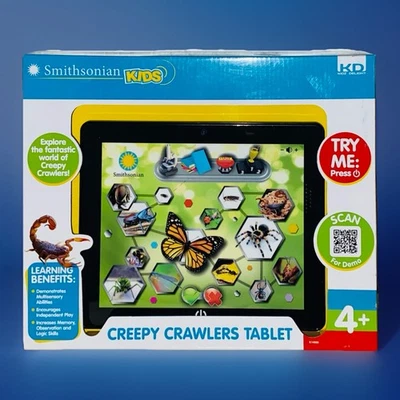 Tableta Smithsonian Kids Creepy Crawlers de Kidz Delight 2013 NUEVA Education Bugs Foto 1 de 2