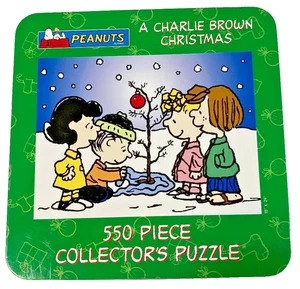 A Charlie Brown Christmas 550 Piece Collector's Puzzle Tin Box - Picture 1 of 1