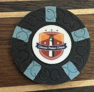 Fichas de póquer clásicas fichas de póquer de arcilla real 43 mm fichas de casino - Imagen 1 de 2