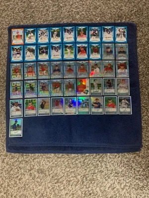 46 card lot ALL #d Serial Numbered- 2008 -09 Bowman Chrome Prospects Refractors - Image 1 of 4