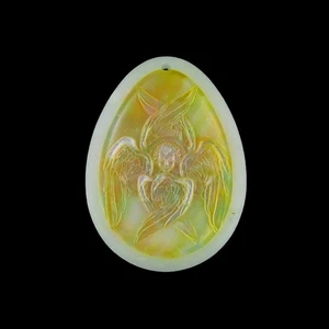 Carved Angels Seraphim MOP Designer Bead GM052039 - Picture 1 of 4