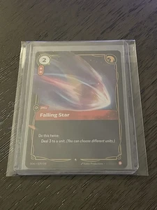 *FALLING STAR* Lámina - Orígenes: Juego de cartas coleccionables League of Legends - Tarjeta única: casi nueva - Imagen 1 de 2