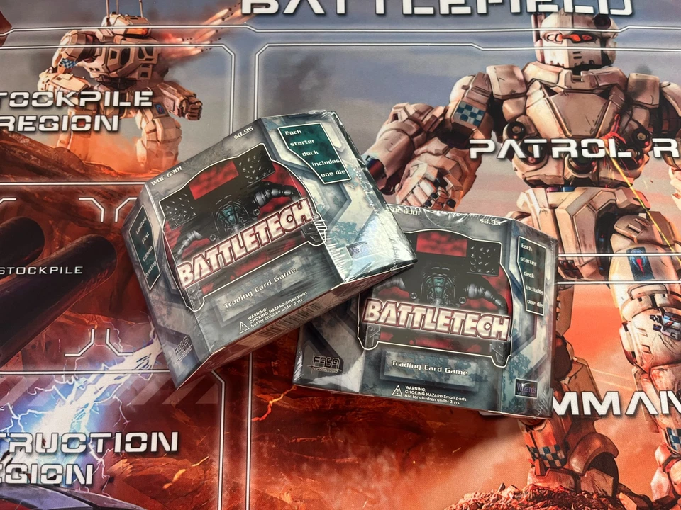 BattleTech TCG/CCG Limited Edition Sealed Starters - One Pair (2) - Image 1 of 1