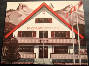 1964-5 New York World's Fair Switzerland Pavilion Restaurant Menu - Picture 1 of 3
