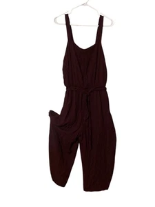 Mono mameluco Xhilaration para mujer grande granate sin mangas pierna ancha caprichoso - Imagen 1 de 19