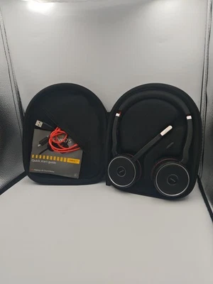 Jabra Evolve 75  Wireless Headset Active Noise Cancellation + Dongle. Free Posta - Image 1 of 4
