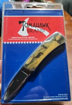 Cuchillo Plegable de Bolsillo Marca Tomahawk Original Nuevo De Colección  Foto 1 de 4