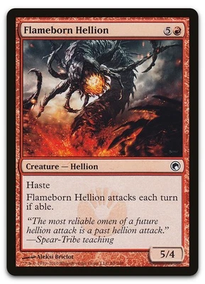 Flameborn Hellion #89 (LP) Scars of Mirrodin SOM Magic MTG - Image 1 of 2