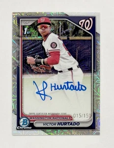 2024 Bowman Chrome 1st Prospect HTA Choice Refractor /150 Victor Hurtado Auto - Picture 1 of 1