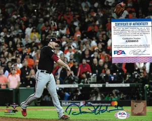 DANIEL HUDSON signed 2018 WORLD SERIES WASHINGTON NATIONALS 8X10 photo COA PSA - Picture 1 of 1
