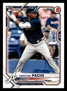 Cristian Pache 2021 Bowman #36 Atlanta Braves - Picture 1 of 2