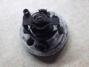 CONTROLADOR INTERRUPTOR INUSUAL ENCHUFE LUZ PORCELANA ART DECO 1920 ANTIGUO - Imagen 1 de 3