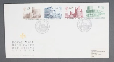 MayfairStamps Great Britain FDC 1988 Castle Combo High Value Definitive First Da - Image 1 of 2