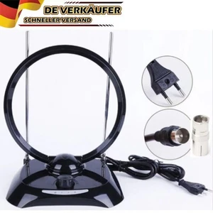 DVB-T DAB+ Antenne Aktive HDTV Zimmerantenne für Receiver Radio Zimmerantenne - Bild 1 von 7