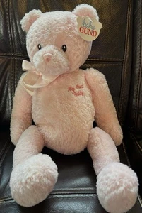Baby Gund My First Teddy Bear Plush Rare 10" Pink HTF 5834 - Picture 1 of 7