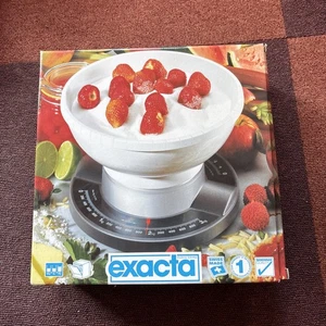 Vintage Exacta von Soehnle Küchenwaage Maß mit Schüssel - Bild 1 von 6