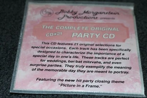 Bobby Morganstein The Complete Original Party CD 21 VG+ Bar/Bat Mitzvah Weddings - Picture 1 of 2